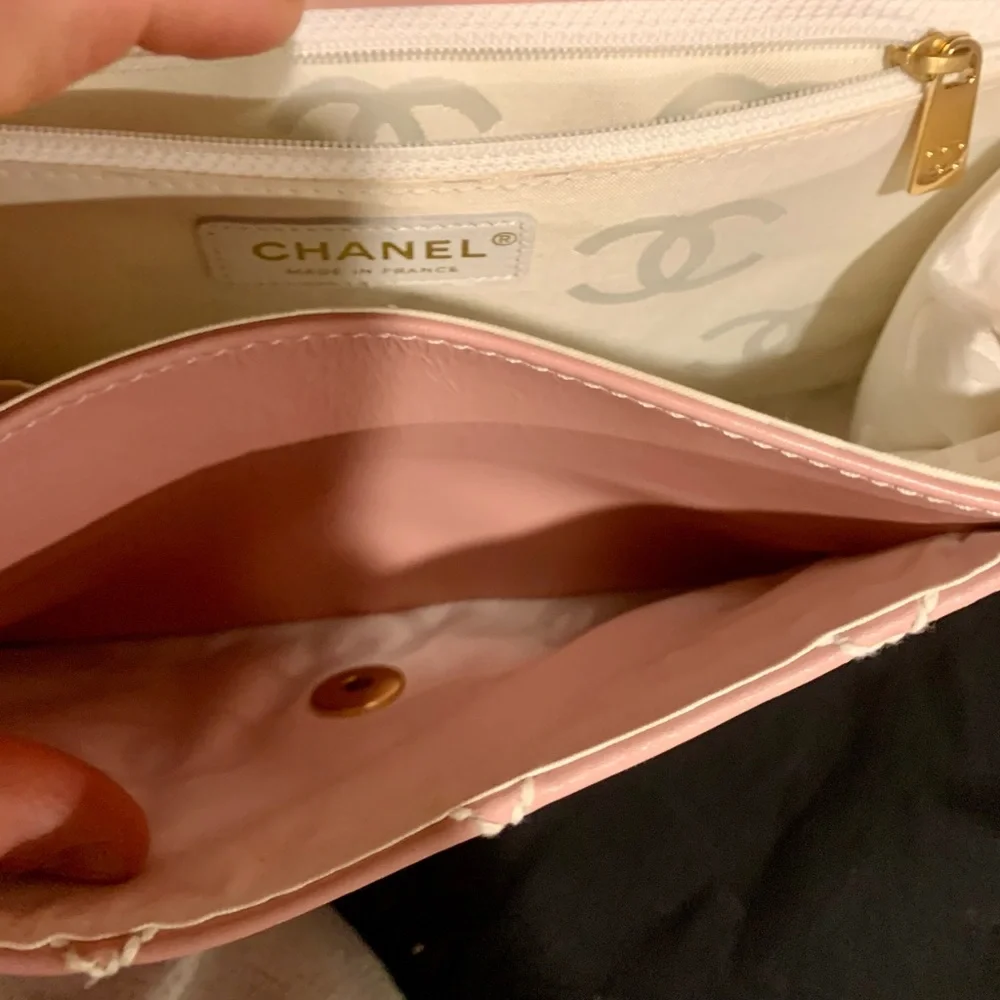 Rare Vintage Chanel Mauve Pink Surpique Top-Handle Flap Bag - Picture 9 of 11